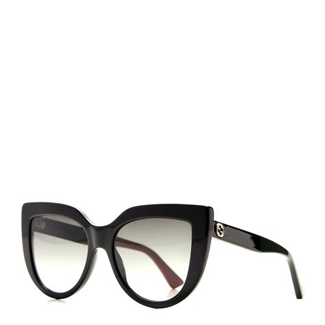 gucci rhinestone cat eye sunglasses|gucci sunglasses bee collection.